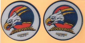 AIRBORNE Promo Pinball Plastica SET DI 2 ALTOPARLANTI Cut-Out COASTER CAPCOM 1996 OTTIME CONDIZIONI - Foto 1 di 2
