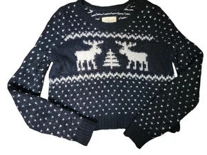 Abercrombie & Fitch Holiday Wollpullover Elch S Small XS - Bild 1 von 1
