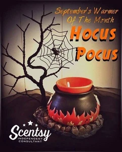 Scentsy Hocus Pocus Wax Warmer 2016 Halloween Cauldron Retired/Rare New In Box - Picture 1 of 5