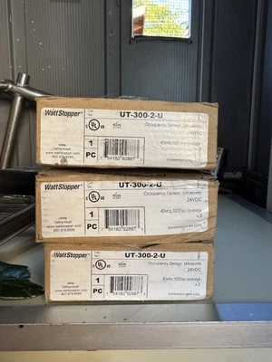 Wattstopper UT-300-2  Ultrasonic Occupancy Sensor 24 Vic - Image 1 of 4