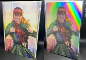 CÓMICS TRIBUTO A VIRGIN & FOIL DE STAN LEE | LTD 50 | MARY JANE | ENVÍO GRATUITO 10A - Imagen 1 de 6