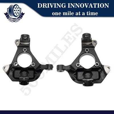 Set of 2 Front Steering Knuckle for 2007 -2014 Chevrolet Silverado 1500 Cadillac - Image 1 of 4