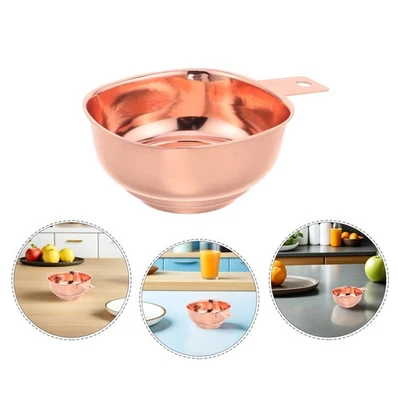  Embudo de comida de boca ancha de acero inoxidable para llenar botellas de grado metálico Foto 1 de 4