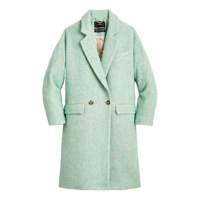 NWT J.Crew Relaxed Topcoat in Wintermint Italian Brushed Wool Blend Coat M - Image 1 of 4