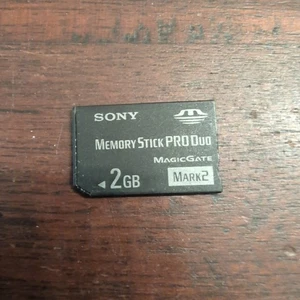 Sony 2GB Memory Stick Pro Duo MS 2GB Card for Sony Camera Recorder PSP - Picture 1 of 2