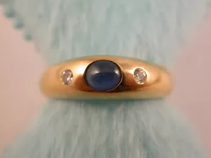 Schöner Ring mit Saphir und Brillanten - Bild 1 von 6