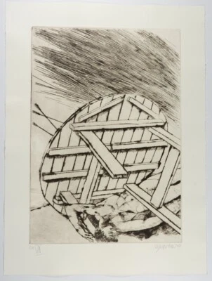 Ernst Marow: Radierung »Odyssee« handsigniert-e.a. Ex.- von 2007 - Bild 1 von 2