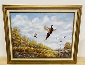 Adomite Wildlife Gemälde Fasan Flush Helmut E.P. Adomite Art - Bild 1 von 9