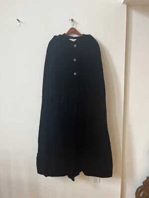 Velvet Cloak Opera Vintage Long Hooded - Image 1 of 4