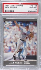 1991 Fleer Ultra Update Factory Set Jack Morris #U-39 PSA 10 GEM MT HOF
