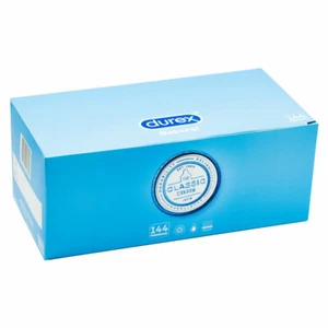 Durex BASIC condoms Regular Classic Natural Easy-On Lubricated Value Pack 144 - Picture 1 of 4