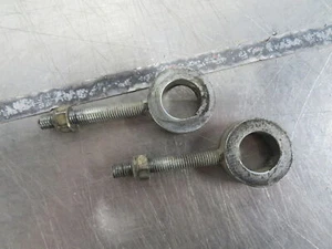 EB873 2008 08 VICTORY KINGPIN 100 TOURING REAR AXLE CHAIN ADJUSTERS - Picture 1 of 6