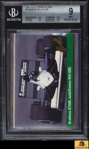 1992 Grid Formula One Damon Hill #8 BGS 9 MINT - Picture 1 of 3