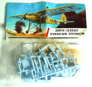 KIT AIRFIX ANCIEN 1/72è FIESLER STORCH BON ÉTAT BANDE ROUGE 1967 REF 127 - Imagen 1 de 2