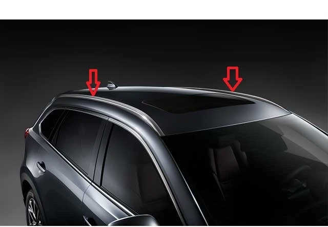 2016 2017 2018 2019 2020 2021 2022 2023 Mazda CX-9 Roof Rack Rails 00008LN10B Foto 1 de 1