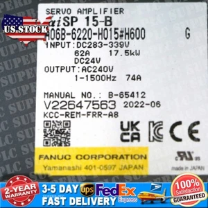 Brand New Fanuc Servo Drive Amplifier A06B-6220-H015#H600 - Picture 1 of 12