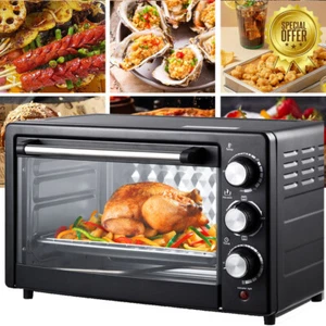 22L Minibackofen Mini Ofen Toastofen Pizzaofen Grill Ofen 1300 Watt bis 230° - Bild 1 von 10