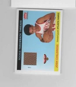 2004-05 Fleer Tradition Rookie Throwback Threads Used Ball #5 Josh Childress RC - Picture 1 of 2