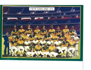 1979 OAKLAND ATHLETICS A'S 8X10 TEAM PHOTO BASEBALL - Picture 1 of 1