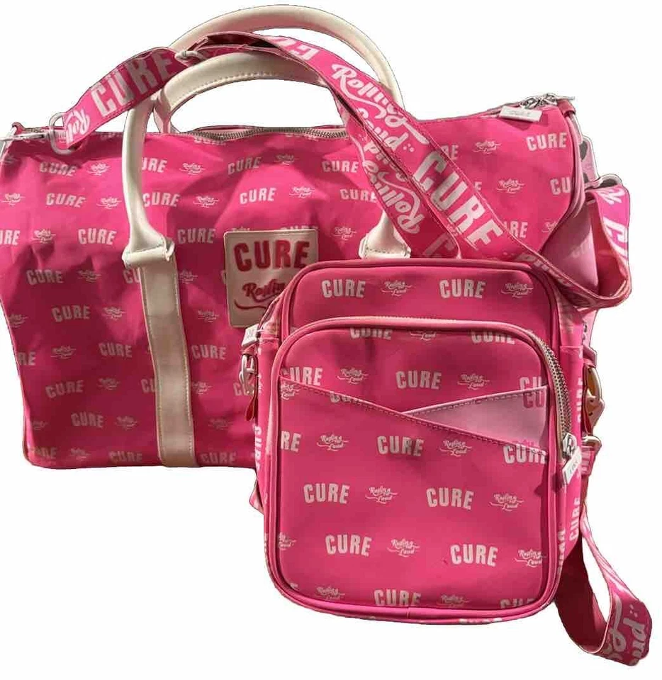 Bolso de Lona Reflectante CURE By WCC X Rolling Loud Rosa Caliente 3M y Bolso Mensajero Foto 1 de 4