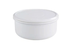 Riess Keksdose Brotdose Emaille Weiß Aufbewahrungsdose Ø 24cm - Bild 1 von 1