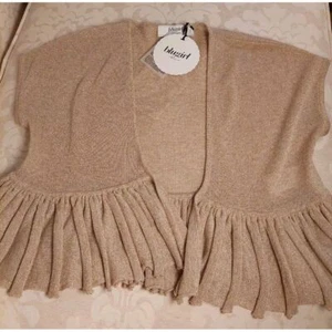 ¡NUEVO! Chaleco/encogimiento de hombros tejido dorado Blugirl de Blumarine, hecho en Italia. Talla S US $408 - Imagen 1 de 11