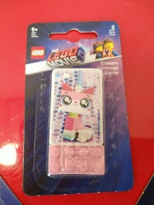 Unikitty Earsers NEW in Package ~  Lego the Movie Unikitty Eraser Lot Of 3 - Picture 1 of 3