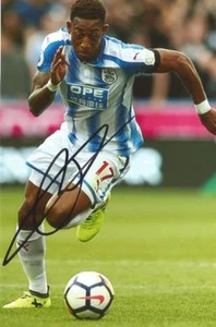 HUDDERSFIELD: RAJIV VAN LA PARRA SIGNED 6x4 ACTION PHOTO+COA - Picture 1 of 1