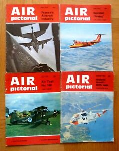 4 Air Pictorial Magazines May-June-July-August 1975