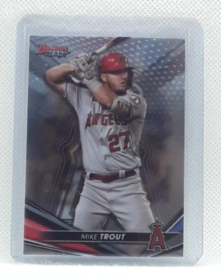 Mike Trout 2022 Bowman's Best - #14 - Los Angeles Angels - Image 1 of 2