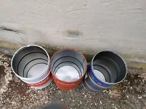 60 Liter Blechfass Metallfass Feuertonne fertig geschnitten - Bild 1 von 20
