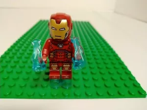 LEGO minifigure Iron Man con esagono argento sh649 Marvel Avengers 76152 - Foto 1 di 6