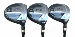 New TaylorFit MAX EDGE #3,5,& 7 Fairway Woods Graphite Senior Standard Mens Set - Picture 1 of 1