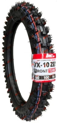 IRC 60/100-14 Front Dirt Bike Tire VX-10 2.50-14 CRF110 KX65 65SX YZ65 - Image 1 of 4