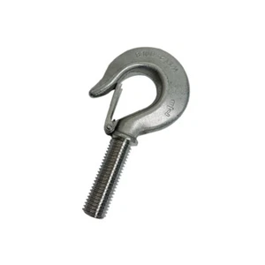 Marine 7/8" Threaded Shank Hook Drop Forged Hook 2,500 Lb WLL Stainless Steel - Picture 1 of 6