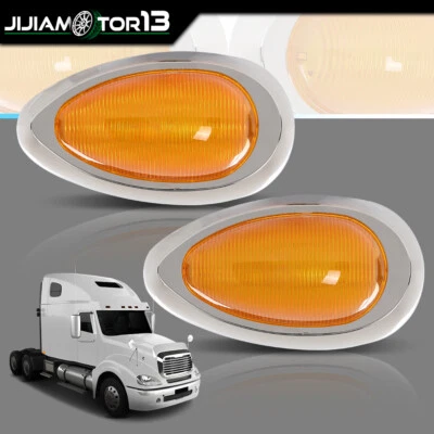 Fit for Freightliner Century / Columbia 15LED Side Marker Signal Light  - Image 1 of 4