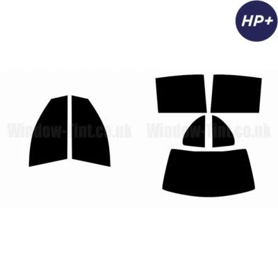 For Skoda Fabia 4-door Berlina 99-05 Carbon Pre Cut Window Tint Full 2-ply HP+ - Image 1 of 4