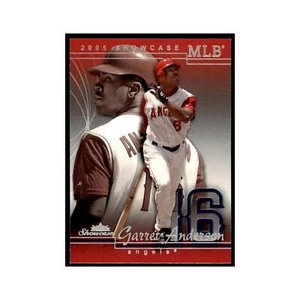 2005 Fleer Showcase Garret Anderson Baseball Cards #5 - Picture 1 of 3