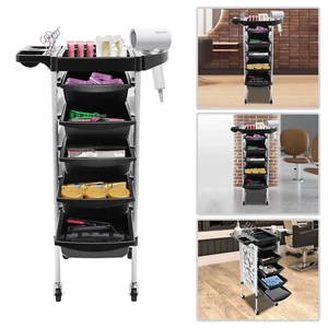 Beauty Friseurwagen Bedienungswagen Rollwagen Arbeitswagen mit 5 Schubladen - Bild 1 von 24
