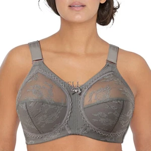 AU SIZE 12-28 D/DD/E/F/G/GG Lace Full Cup Bras Non-Wired Minimiser Bra Plus size - Picture 1 of 49