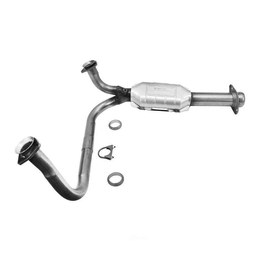 Convertidor catalítico doble tubo Y motor para camiones GM de menos de 8500 PBV REF# 645342 Foto 1 de 4