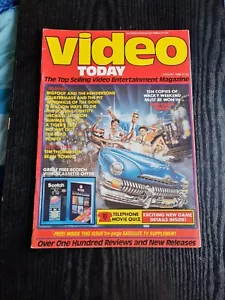 VIDEO TODAY MAGAZINE. August 1988. Excellent Condition. Quatermass And The Pit. - Foto 1 di 2