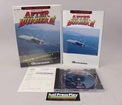 Afterburner III FM Towns Japan Vintage Computer Game CSK Research Institute MIB! - Image 1 of 4