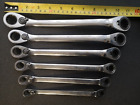 6 Pc 12 Point Metric 25 Offset Reversible Ratcheting Box Wrench Set Blue Point