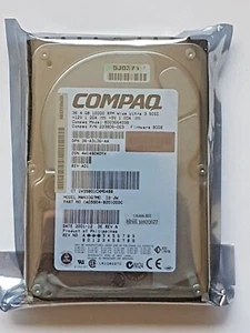 36.4 GB Compaq BD0366459B Wide Ultra3 SCSI 80-Pin 10K HDD 3.5" HDD Nuevo - Imagen 1 de 1