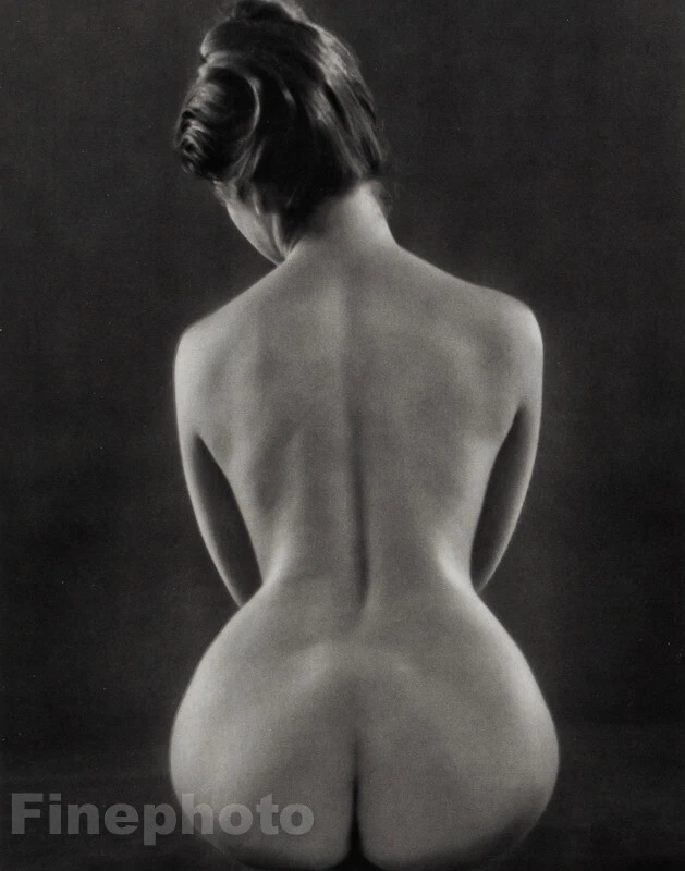 1971/86 Vintage RUTH BERNHARD Mulher Nua Ampulheta Arte Corporal 12X16 - Imagem 1 de 1