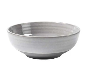 Better Homes & Gardens-Collins Grey Stoneware Round Cereal Bowl Dishwasher Safe - Picture 1 of 6