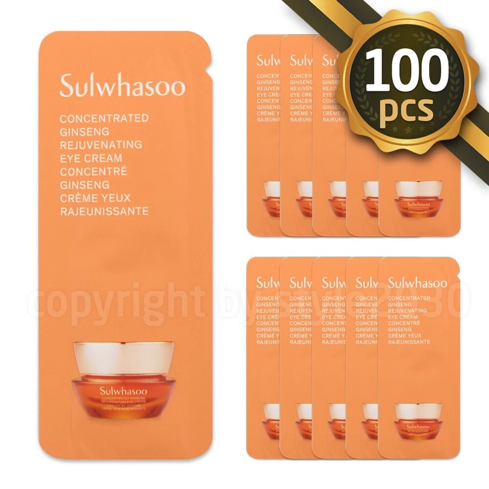 Crema de ojos rejuvenecedora de ginseng concentrado Sulwhasoo 1 ml x 100 un. (100 ml)  Foto 1 de 1