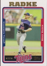 Brad Radke 2005 Topps # 165 Minnesota Twins Baseball Card