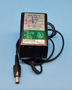 Genuine SONY Walkman AC ADAPTOR AC-9W 6V 300mA OEM CD Cassette Player POWER CORD - Picture 1 of 3